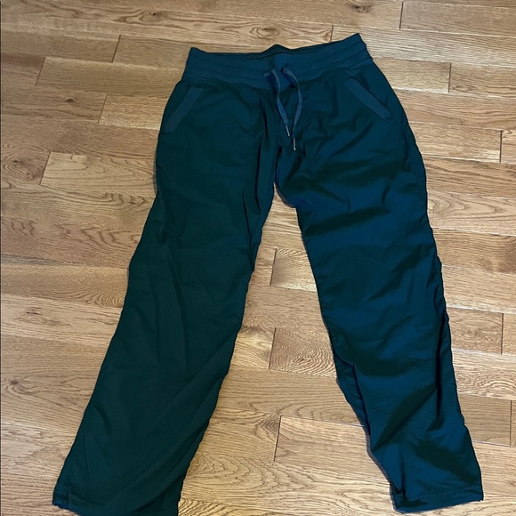 lululemon athletica Pants - lululemon athletica Forest Green Track Joggers with Drawstring